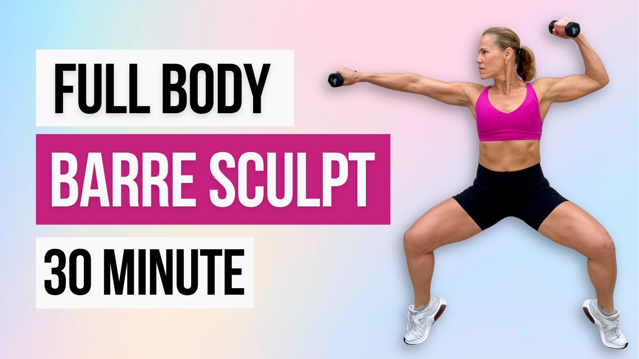 30 MIN Full Body BARRE Sculpt | NO REPEATS | Summer Body Shred Challenge