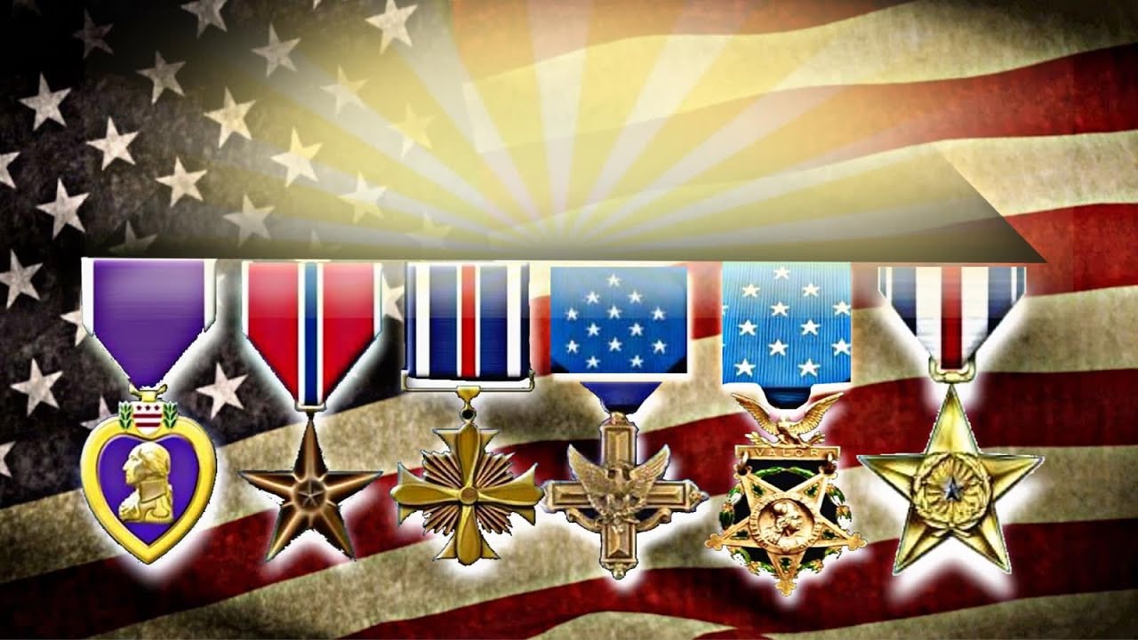 LAS 6 MEDALLAS MAS IMPORTANTES DE LOS EEUU 🇺🇸🎖