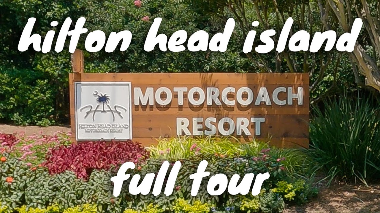 Hilton Head Island Motorcoach Resort (full tour) | See the Entire Luxury RV Resort