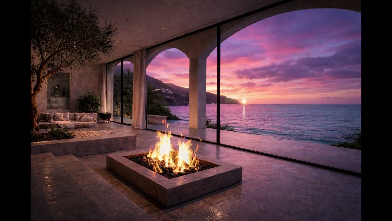 Sunset Beach Jazz Music 🌅 Soft Jazz Vocals Lounge Music for Relax, Study, Sleep, Chill & Date Nights