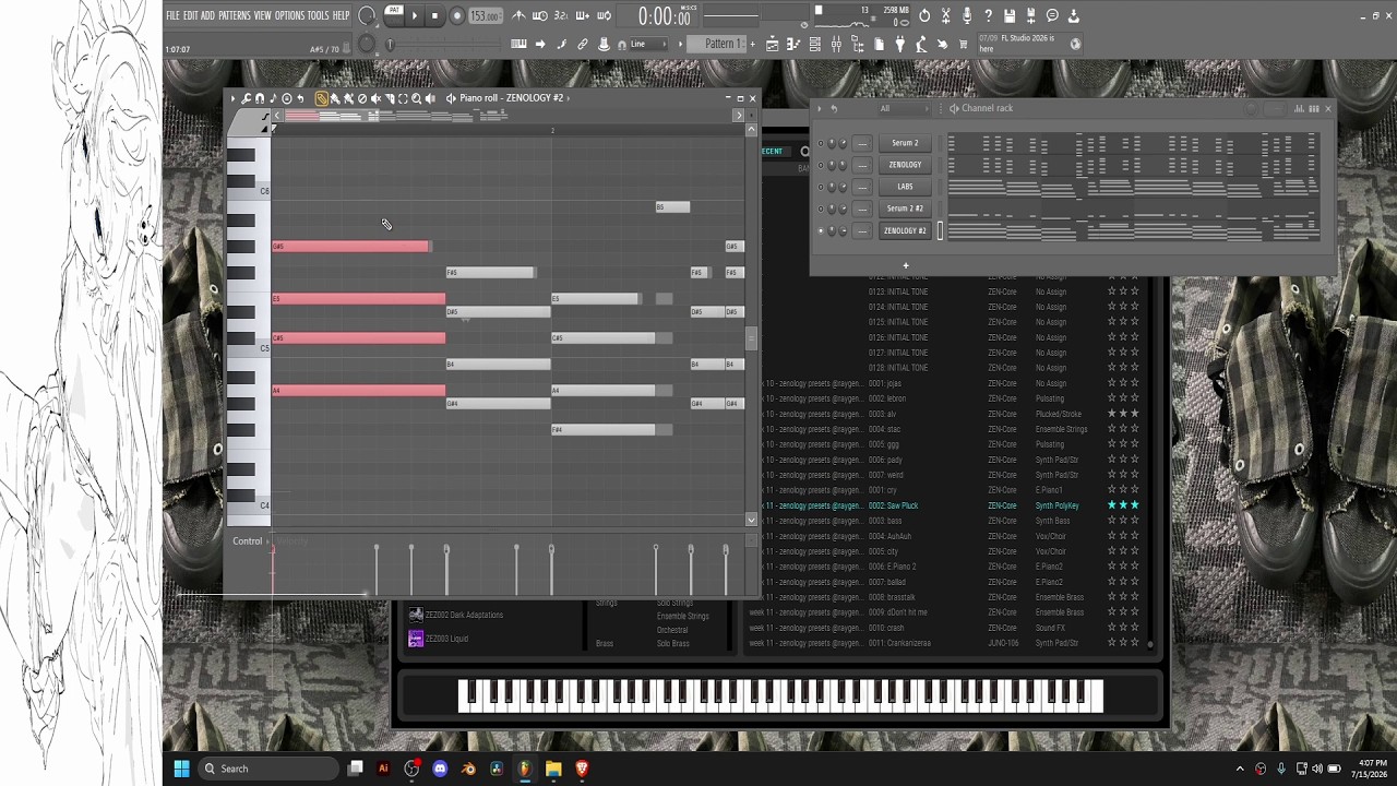 how to make waera/prettifun melodies from sratch