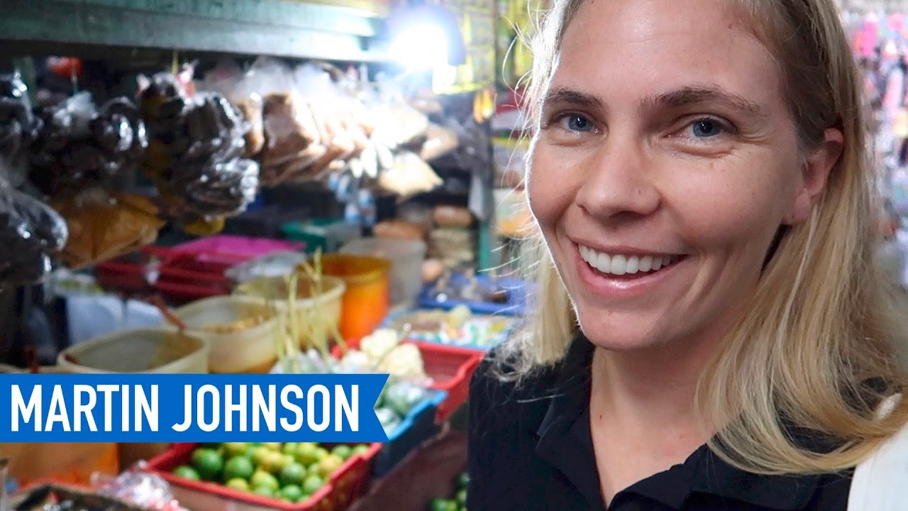 Shopping at a Traditional Market in Indonesia