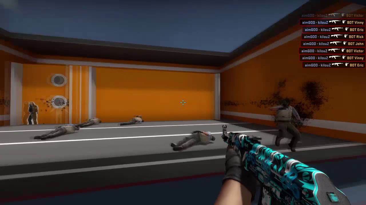 CSGO - Gameplay : Aiming Training #1 (AK-47)