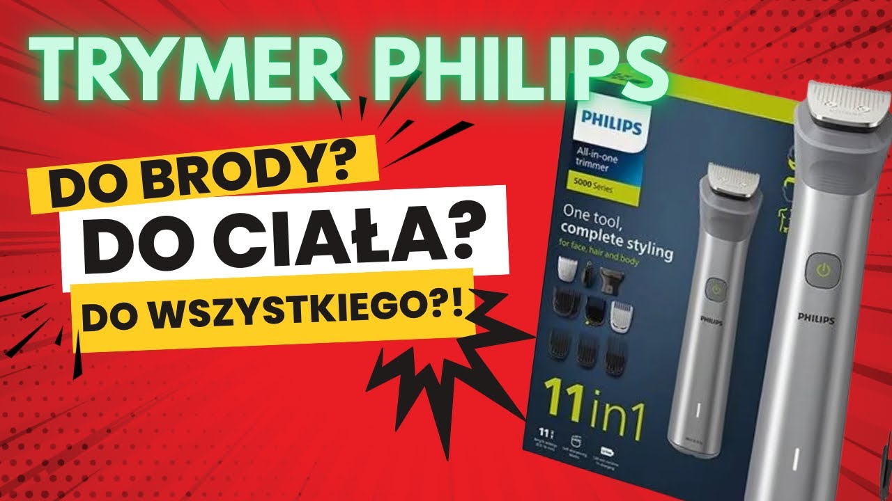 Co oferuje TRYMER za 180 zł ? - TEST bez ściemy ! PHILIPS Series 5000 11 in 1 