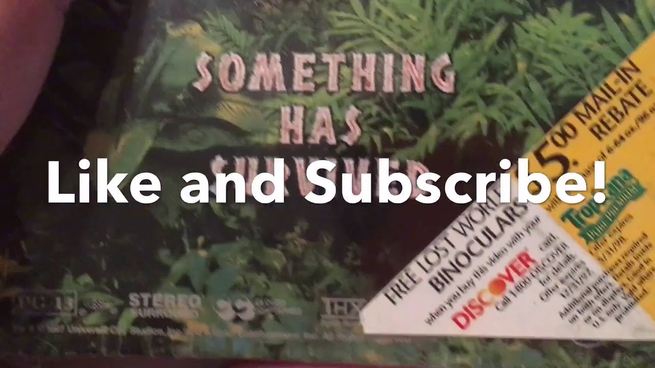 UNBOXING: The Lost World: Jurassic Park VHS