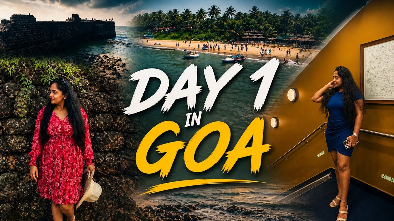 Day 1 in GOA🐚🌊|Tamil vlog|Exploring GOA🥳