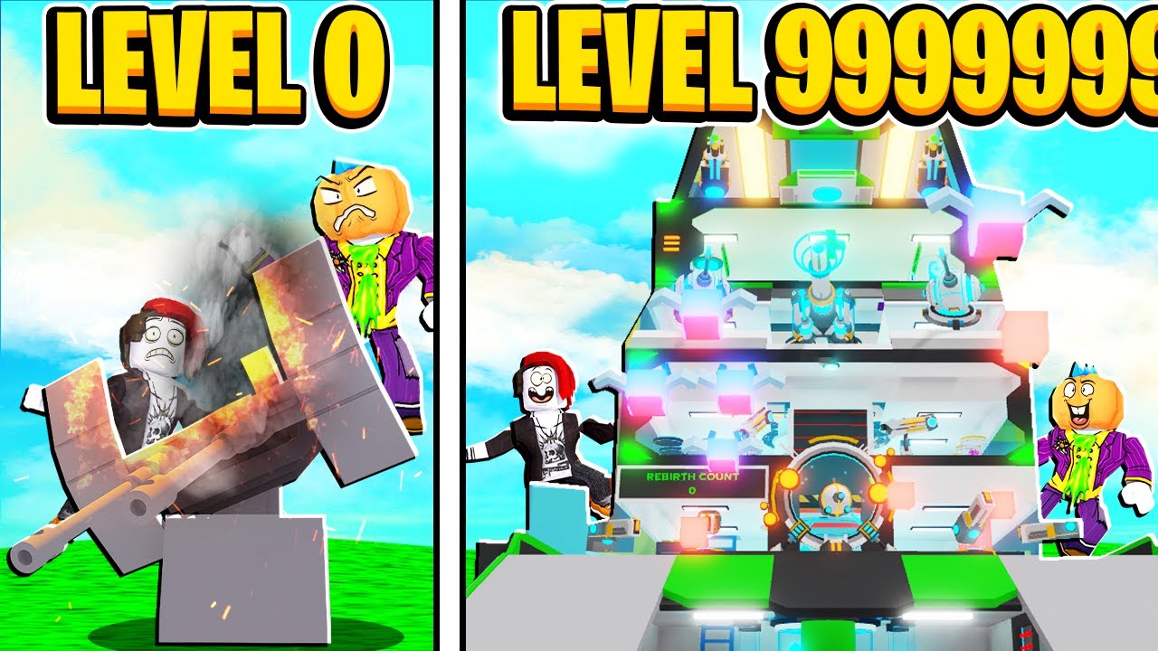 We Built A Level 999,999,999 Roblox Turret Tower Tycoon With Odd Foxx