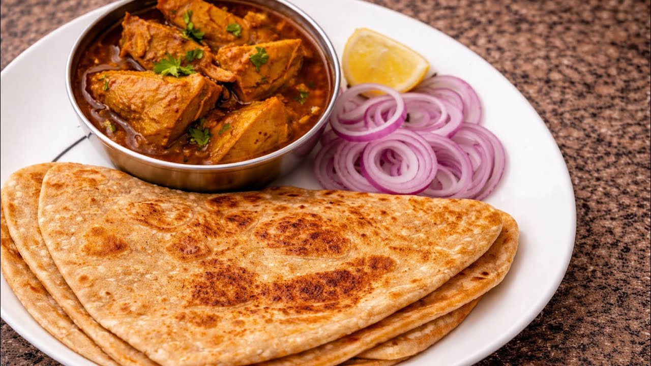 देसी स्वाद का असली मज़ा – कटहल की सब्जी और गरमागरम पराठा ❤️ #cookingvideo #cookingchannel #recipe 