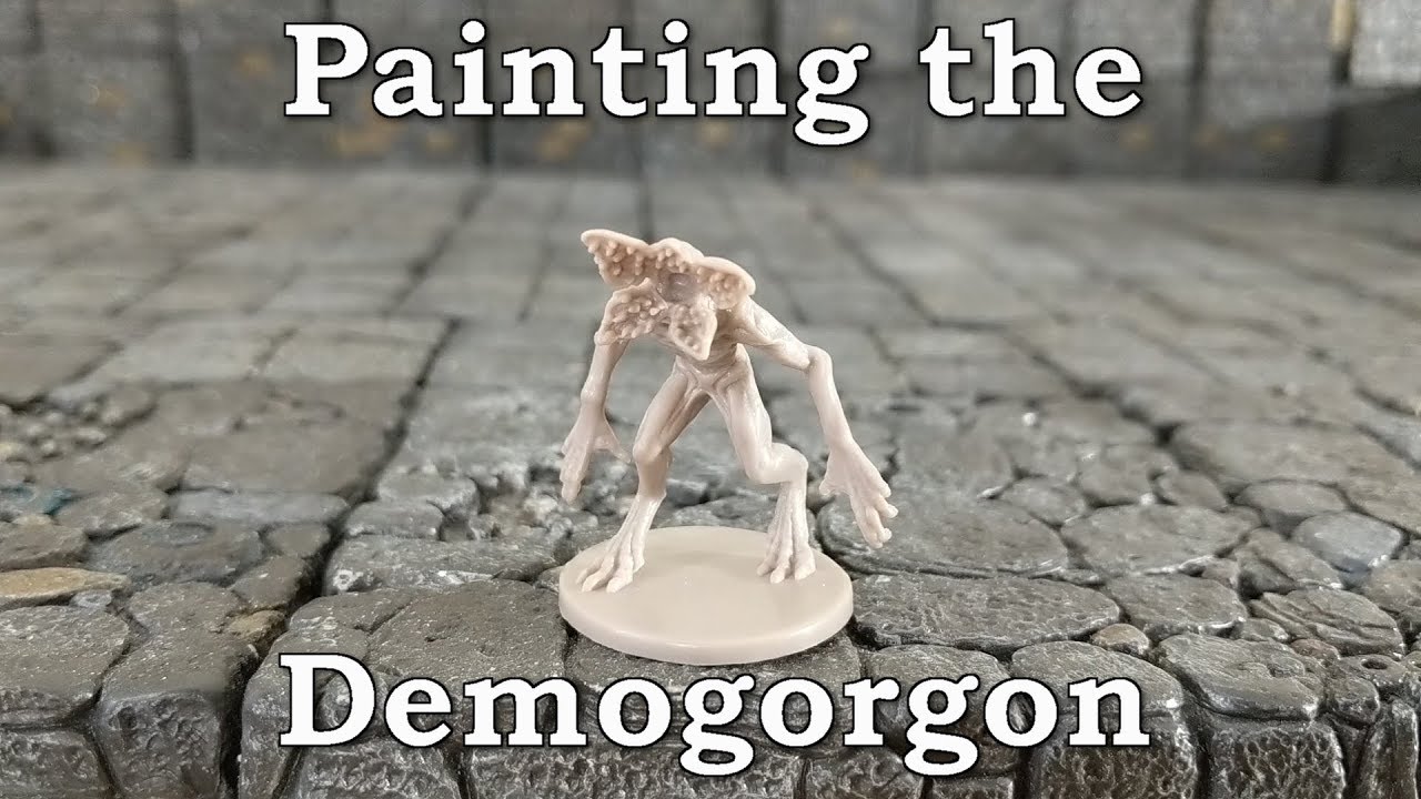 Painting the Demogorgon from the Stranger Things D&D Starter Set
