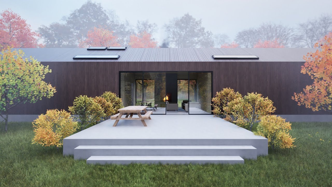 CASA EN EL BOSQUE | Descubre Esta Cabaña Perdida en la Niebla del Bosque