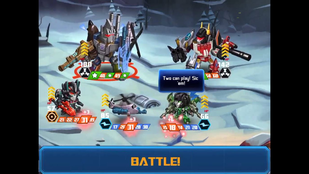 [TRANSFORMERS: Battle Tactics] Bruticus vs Superion