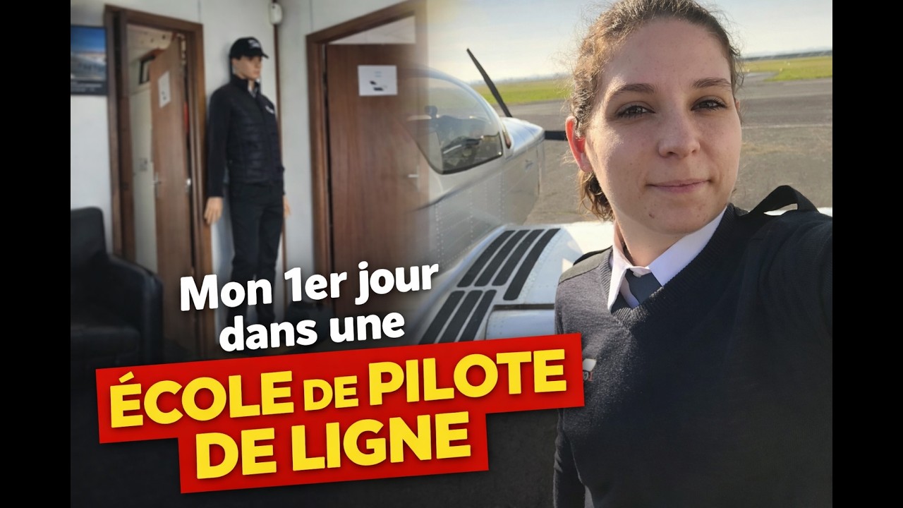Mon 1er jour dans une école de pilote de ligne