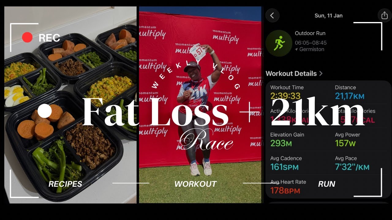 Happy New Year | Starting My Fat Loss Journey (Food, Workouts & 21km Run 