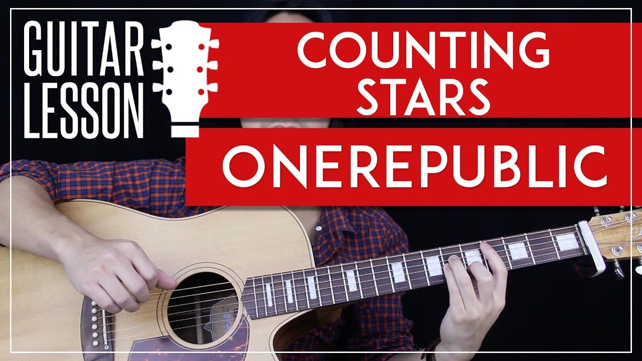 Counting Stars Guitar Tutorial - OneRepublic Guitar Lesson 🎸 |Easy Chords + No Capo + Guitar Cover|