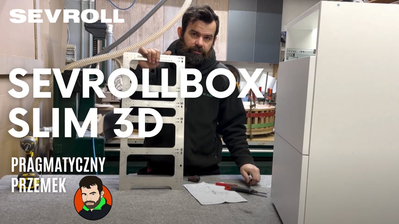 SEVROLLBOX SLIM 3D - rozplanowanie szuflad w szafce kuchennej