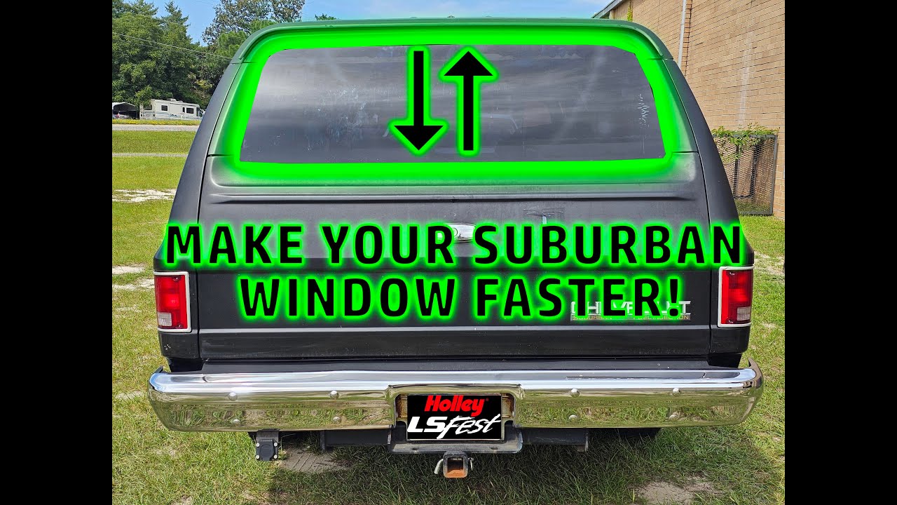 Ремонт заднего стекла Suburban Square Body! Сделай быстрее!