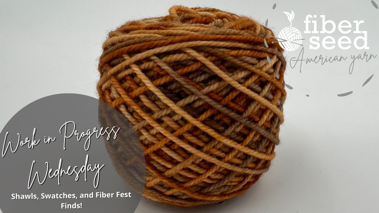 Work in Progress WIP Wednesday(Thursday) 11/06/25   Shawls, Swatches, and Fiber Fest Finds!