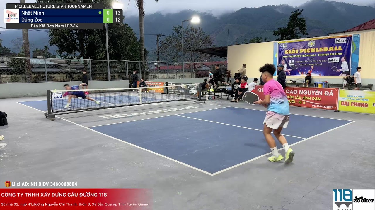 Trực Tiếp - Giải Pickleball Future Star Tournament Bắc Quang 2026