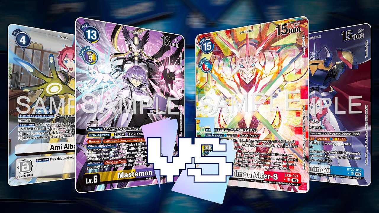 CS Mastemon против Omnimon | BT23 | Карточная игра Digimon