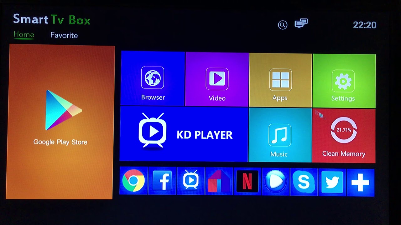SMART TV BOX  X96 MINI  MENU