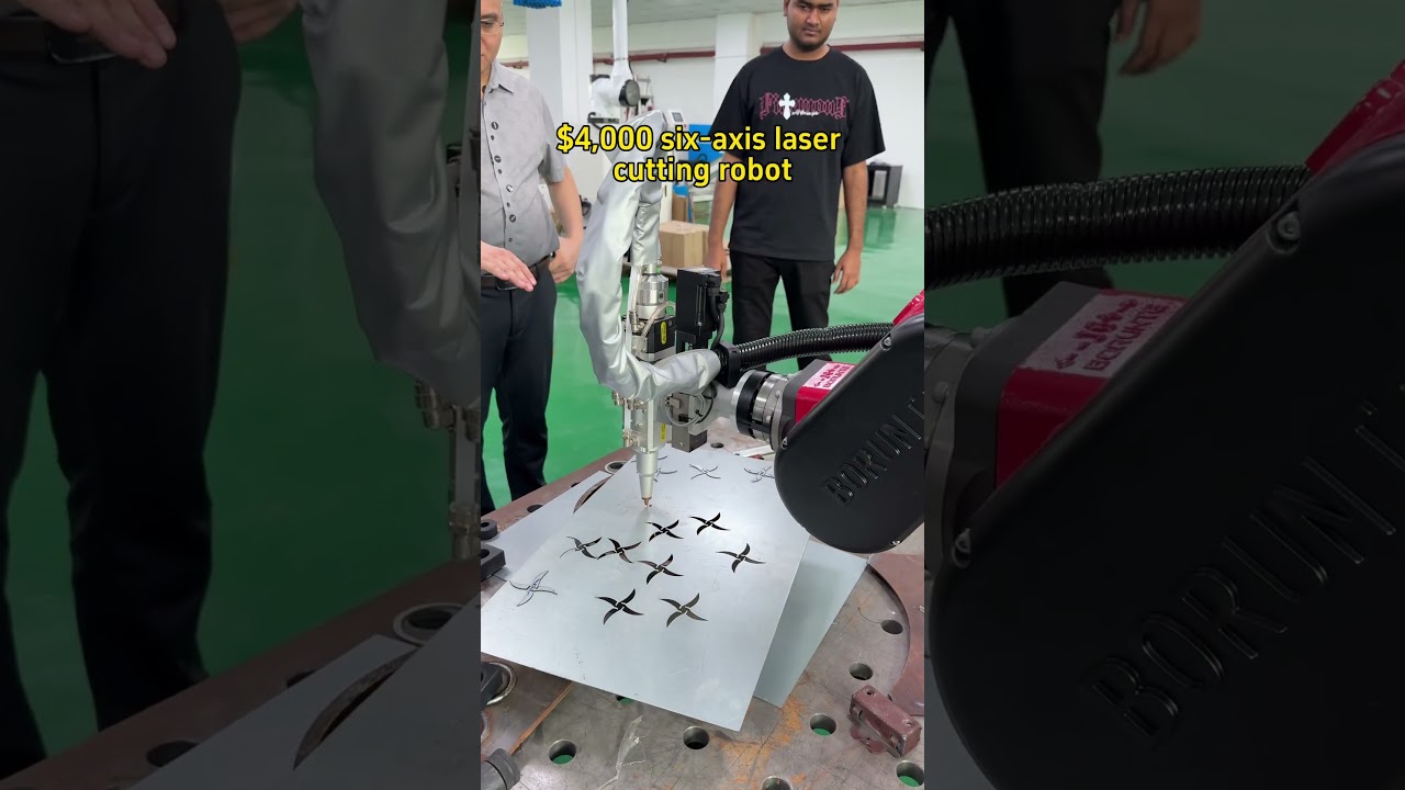 Laser cutting machine#six-axis robot#industrial robots#Laser welding robot