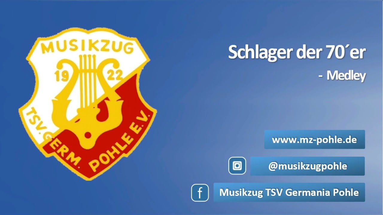 Schlager der 70‘er - Musikzug Pohle - Blasmusik - Cover