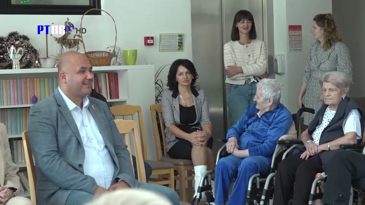 TV Pljevlja Posjeta Domu starih predsjednik Opštine 01 10 2024