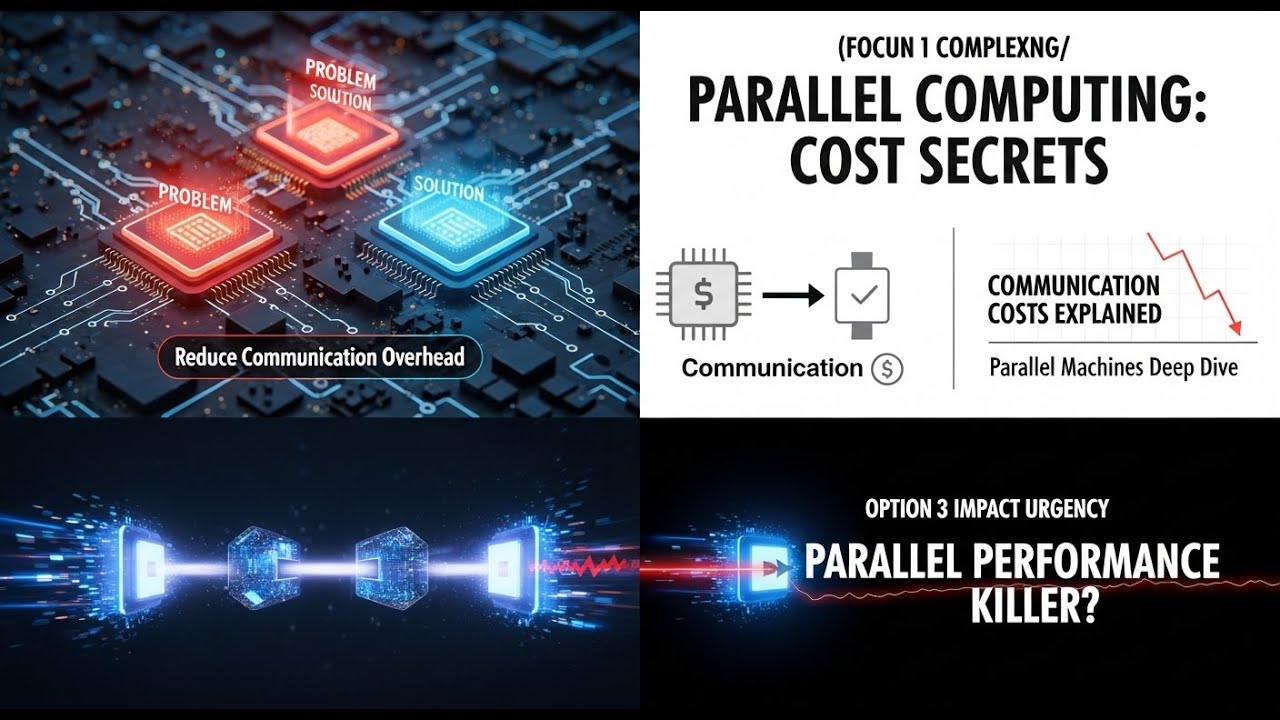 Why Communication Costs Kill Performance in Parallel Machines | Parallel Computing Explained
