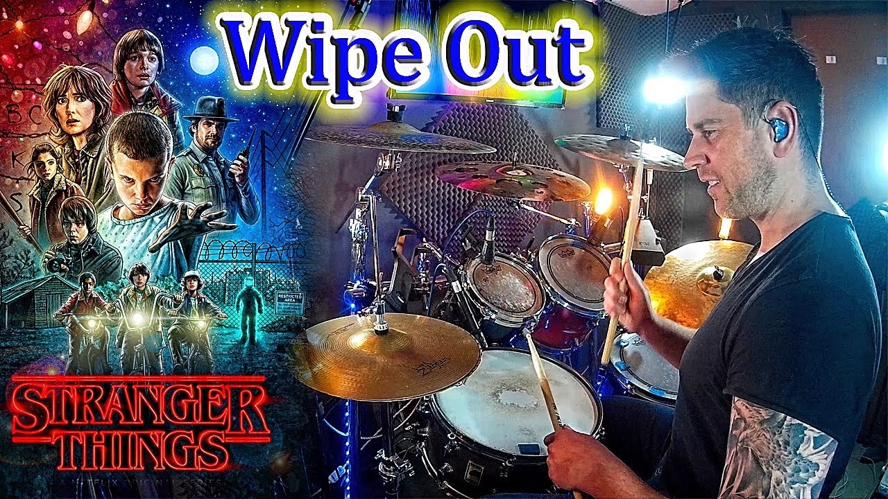 Learn To Play WIPE OUT The Surfaris Drum Tutorial Lesson *Stranger Things*
