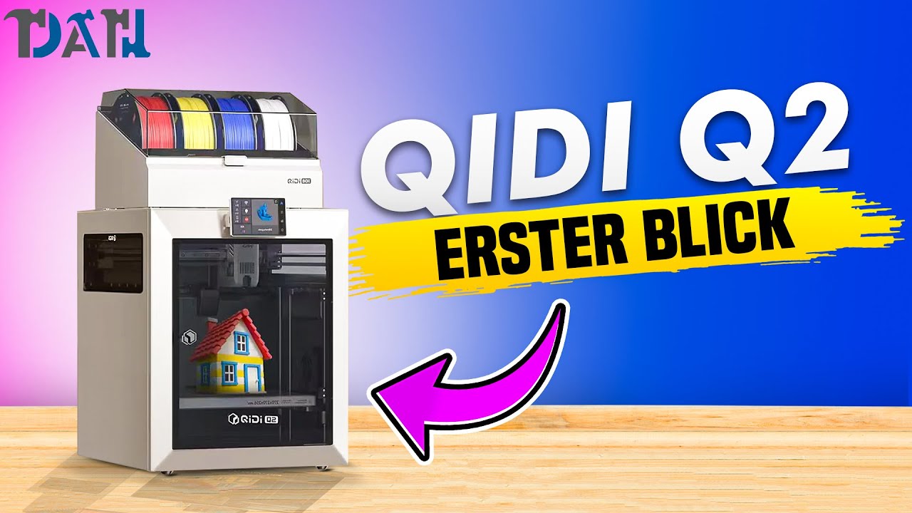 Neuer 3D-Drucker Qidi Q2 im Test – Was kann er wirklich? First Look!