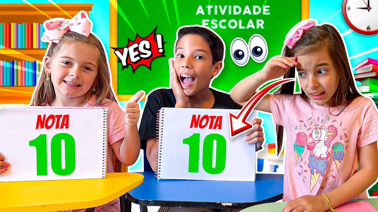 Laurinha e Amigos e a História sobre a Importância de Estudar | Jéssica Godar e Laurinha e Helena