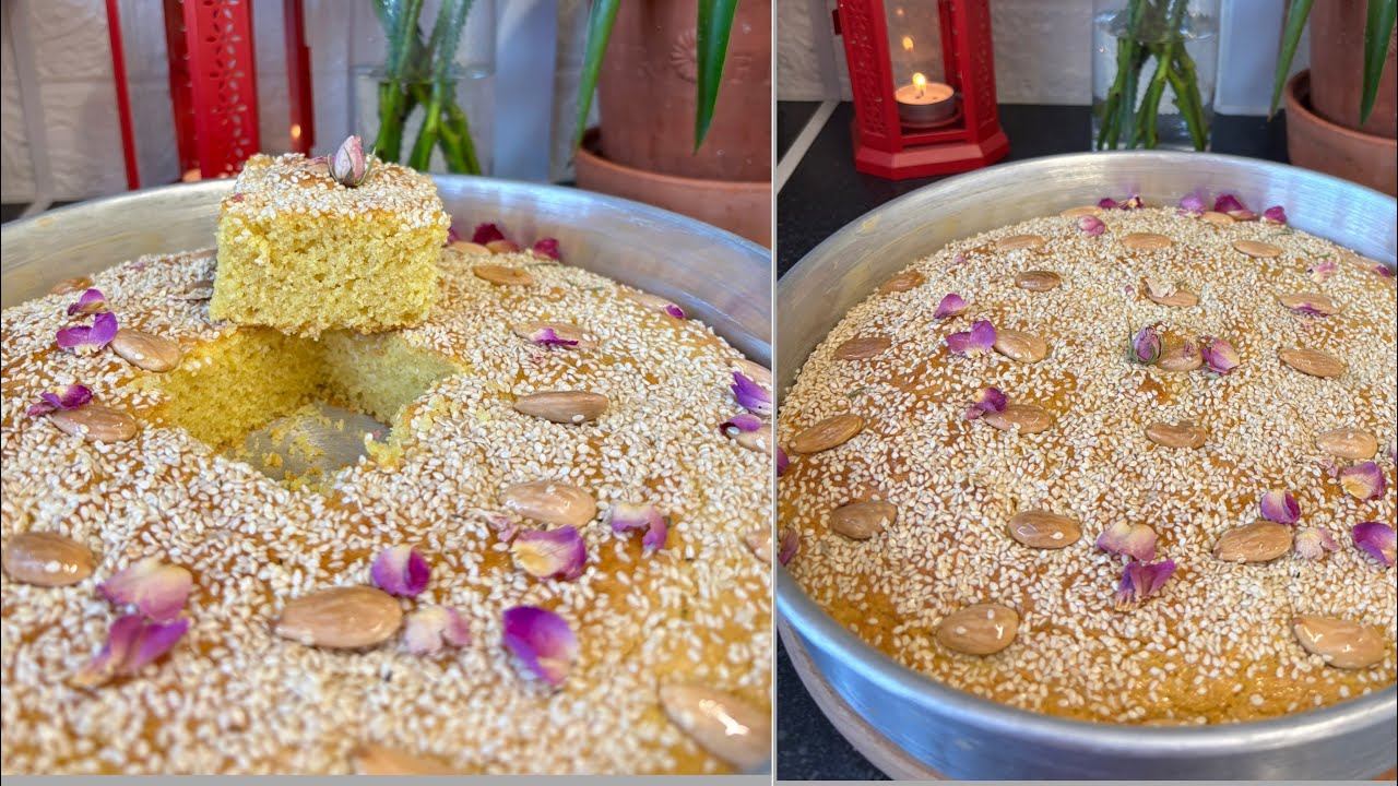 Easy cake for Ramadan without egg 🌙 وصفة سهلة حلى رمضان بمكونات بسيطة بدون بيض 