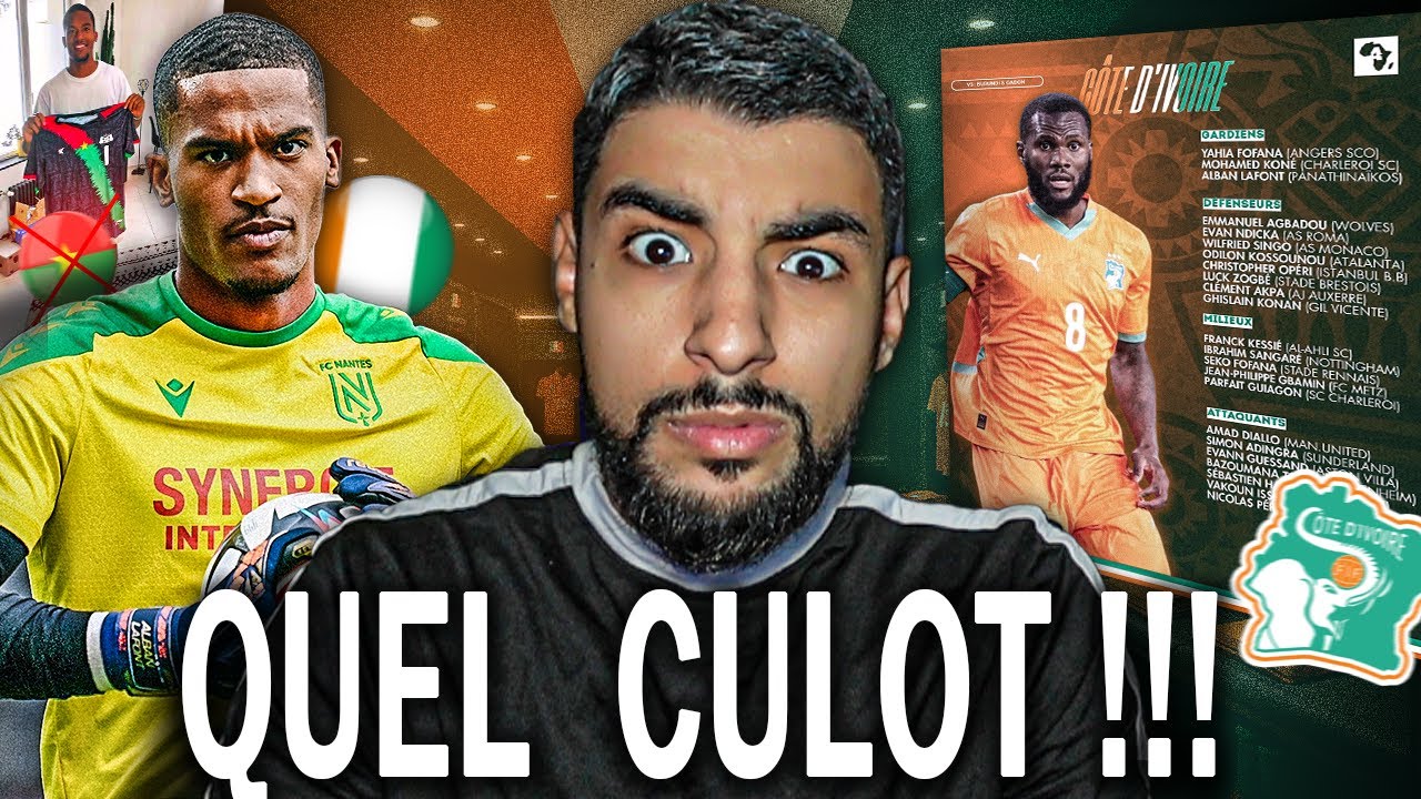 IL S'INVENTE UNE ORIGINE IVOIRIENNE... | Liste de la C&ocirc;te d'Ivoire (vs Gabon / Burundi)