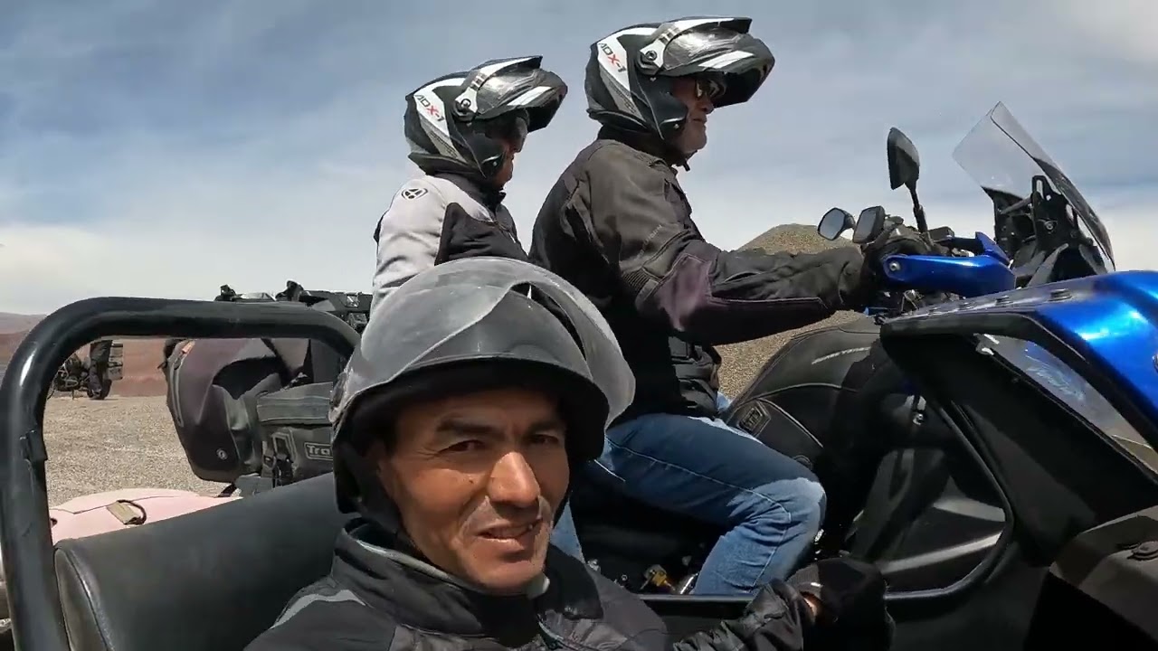Petite balade en side-car de Tamtettouchte jusqu'au Col de Tizi Tigherrhouzine au Maroc