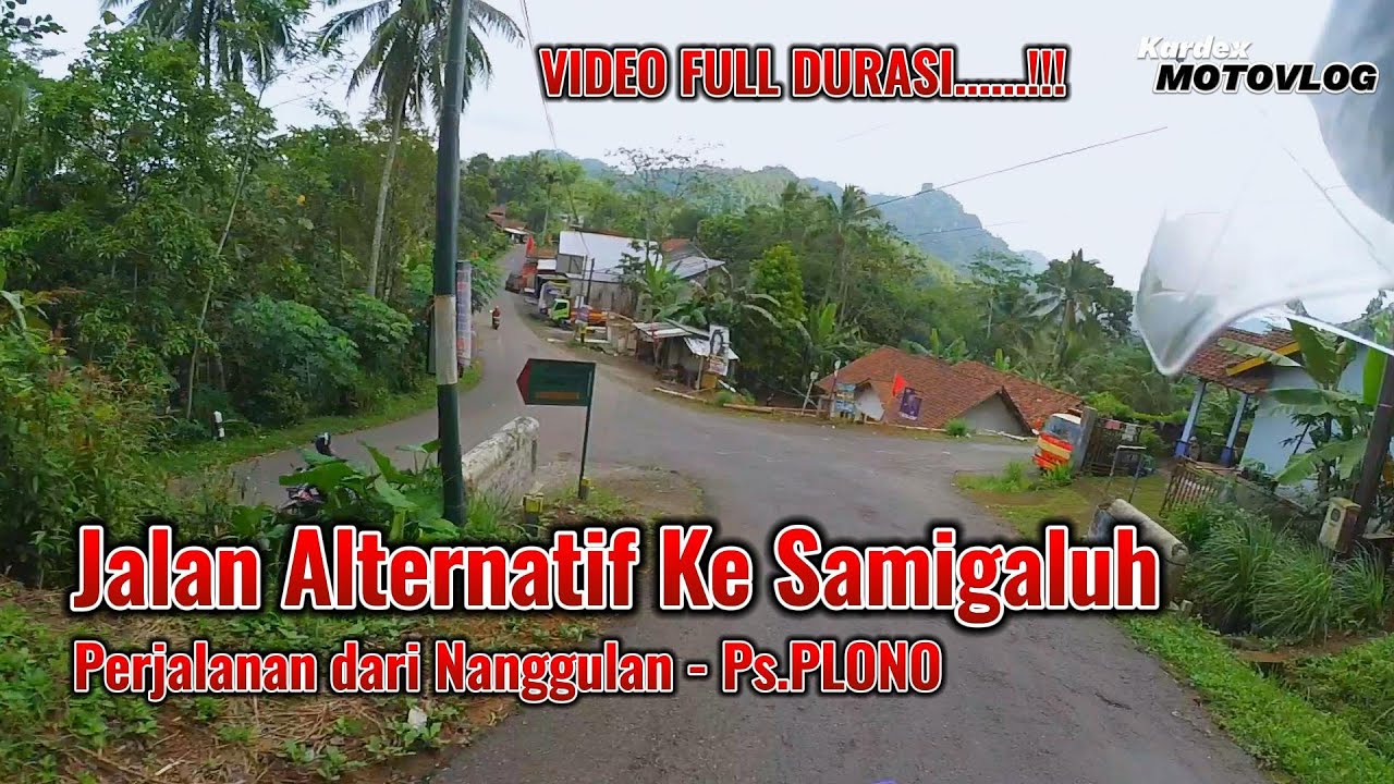 Jalan Alternatif Ke Samigaluh Via Gunung Kucir