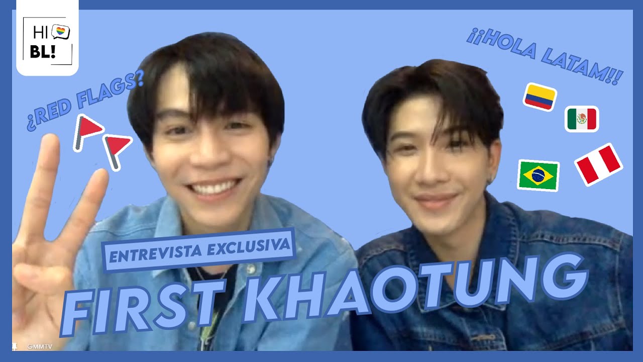 ¡¿RED FLAGS EN ONLY FRIENDS?! 🚩#HiBLxFirstKhaotung🐱🧡 | Entrevista FirstKhaotung