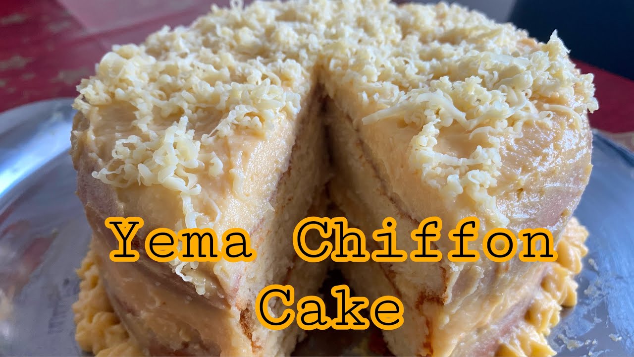 Cheesy Yema Chiffon Cake | Homemade Yema