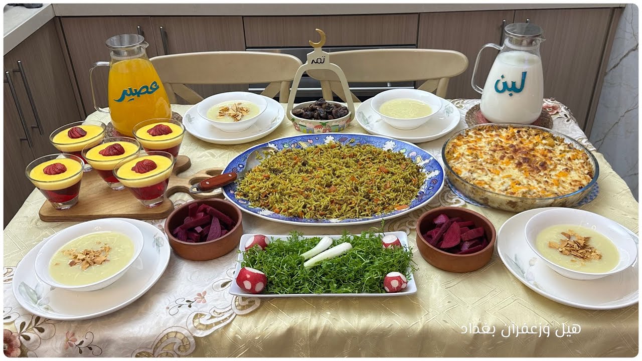 فطور ٧رمضان🌙اطيب وصفة تمن جزر يجنن|معكرونة بشاميل رهيبة|كاسات الجلي والكاستر المضبوطة#اكسبلور #طبخ 