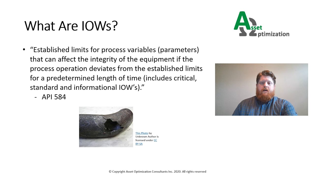 Establishing IOWs for RBI
