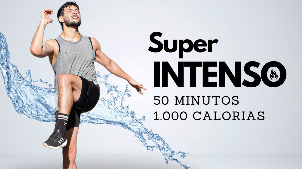 CARDIO EM CASA 50 minutos para queimar 1.000 calorias (emagrecer sem equipamentos)