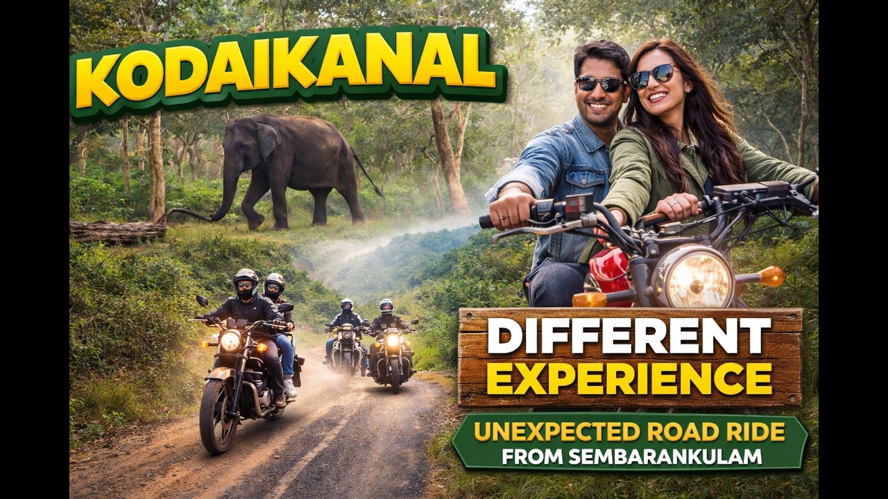 This Road Was NOT Expected 😳 | Kodaikanal Bike Ride from Sembarankulam | RideTheRoad94 | Tamil