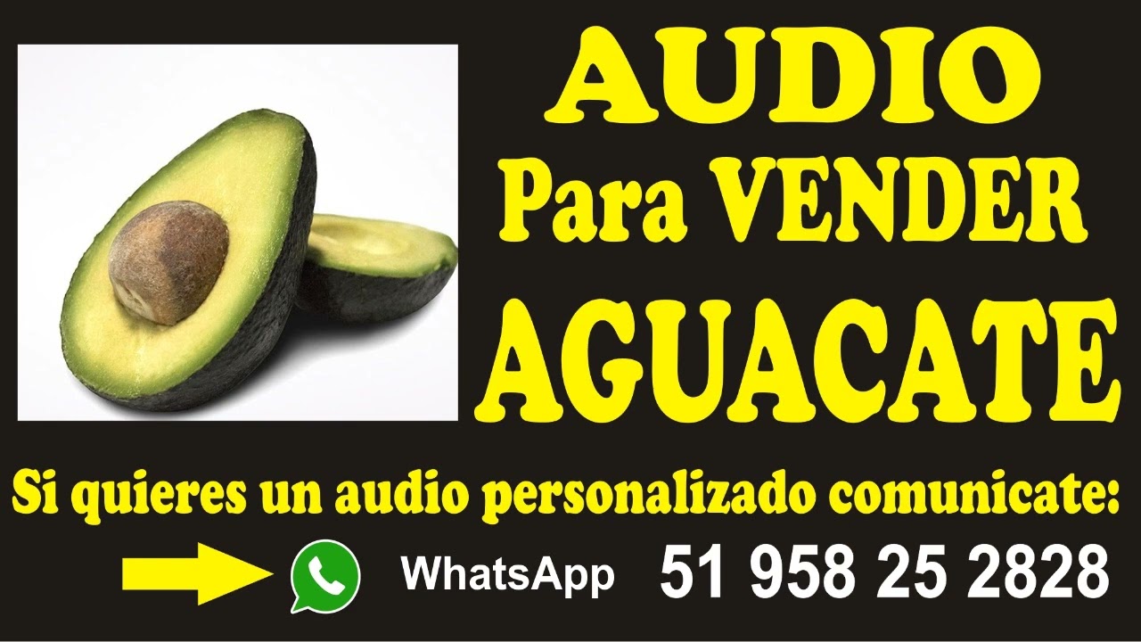 Audio para vender Aguacate