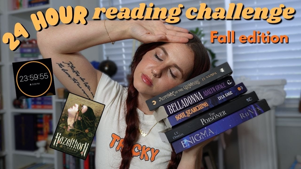 Сколько я смогу прочитать за 24 часа? 💤📖 Осенний 24-часовой марафон чтения