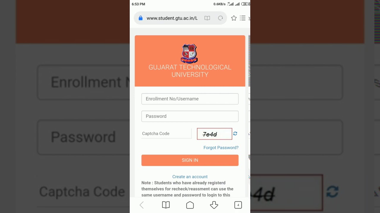 How to get password | gtu student portal | gtu exam form | 2020