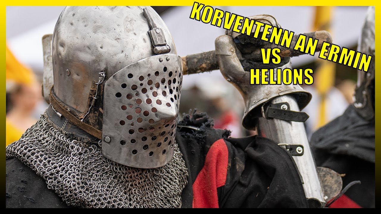 BUHURT MEDIEVAL COMBAT: 5 VS 5 FEMALE KORVENTENN AN ERMIN VS HELLIONS