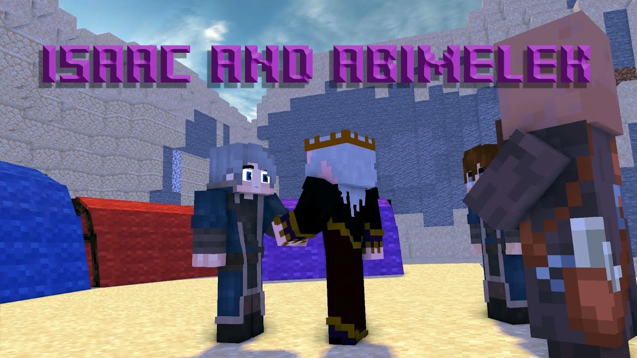 Genesis 26 - Isaac and Abimelek ( Bible Minecraft Animation )
