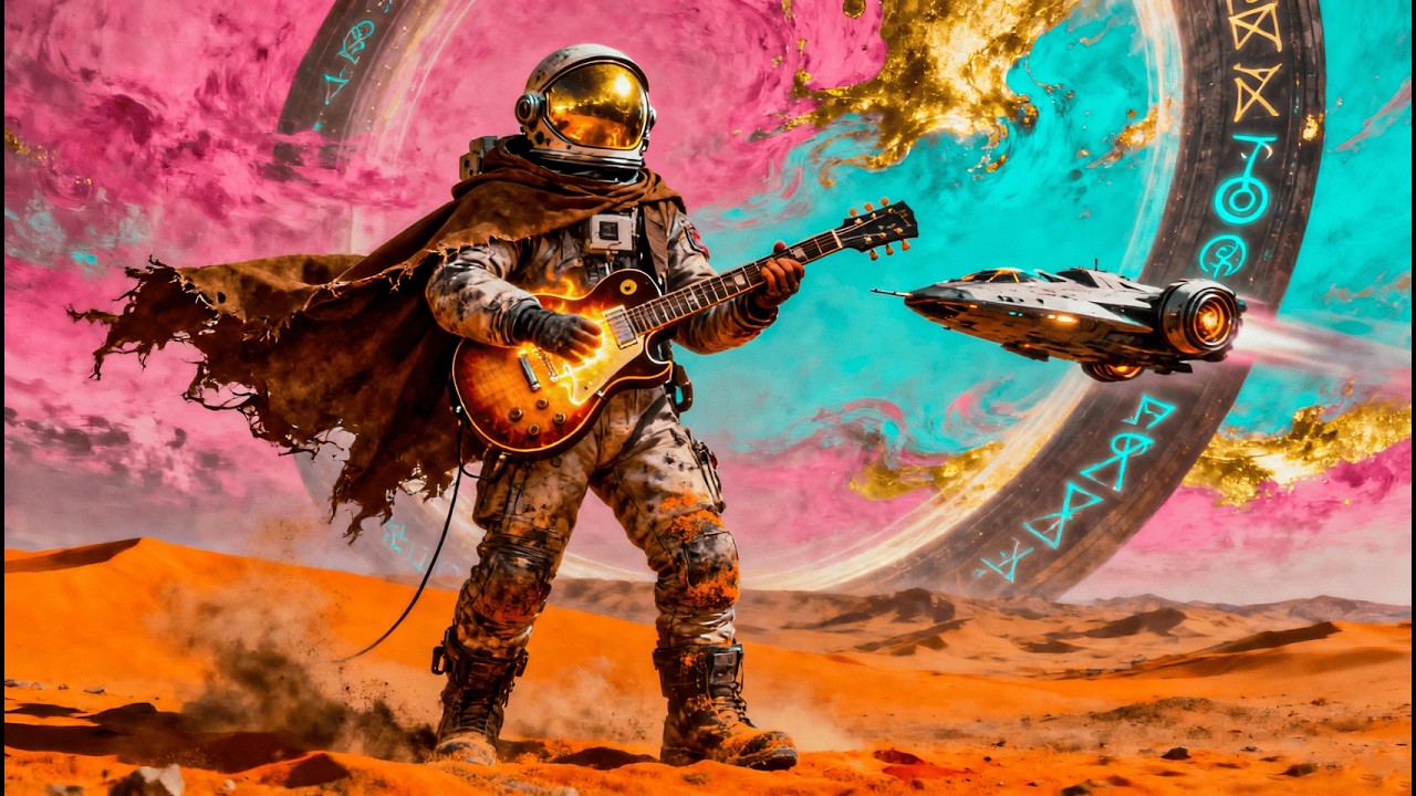 Instrumental Cosmic Psychedelia | Calm Night Road Music