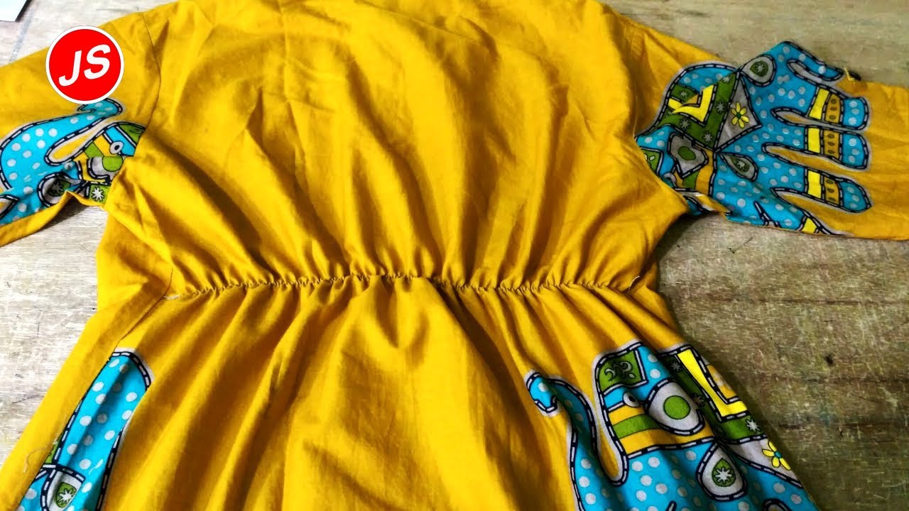 Menjahit Karet Pada Pinggang Baju Dress