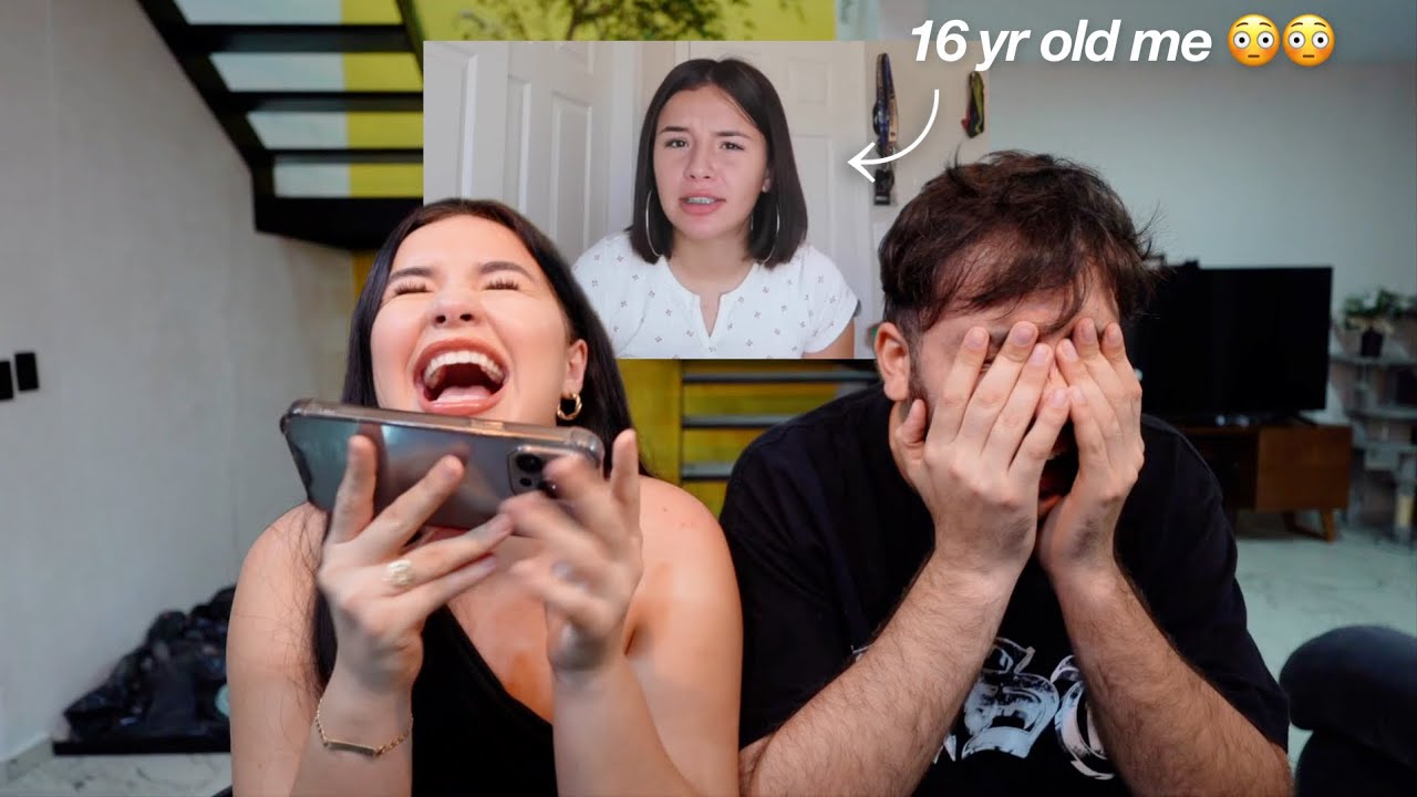 MY BF REACTS TO MY 2019 YOUTUBE VIDS LMAOOO