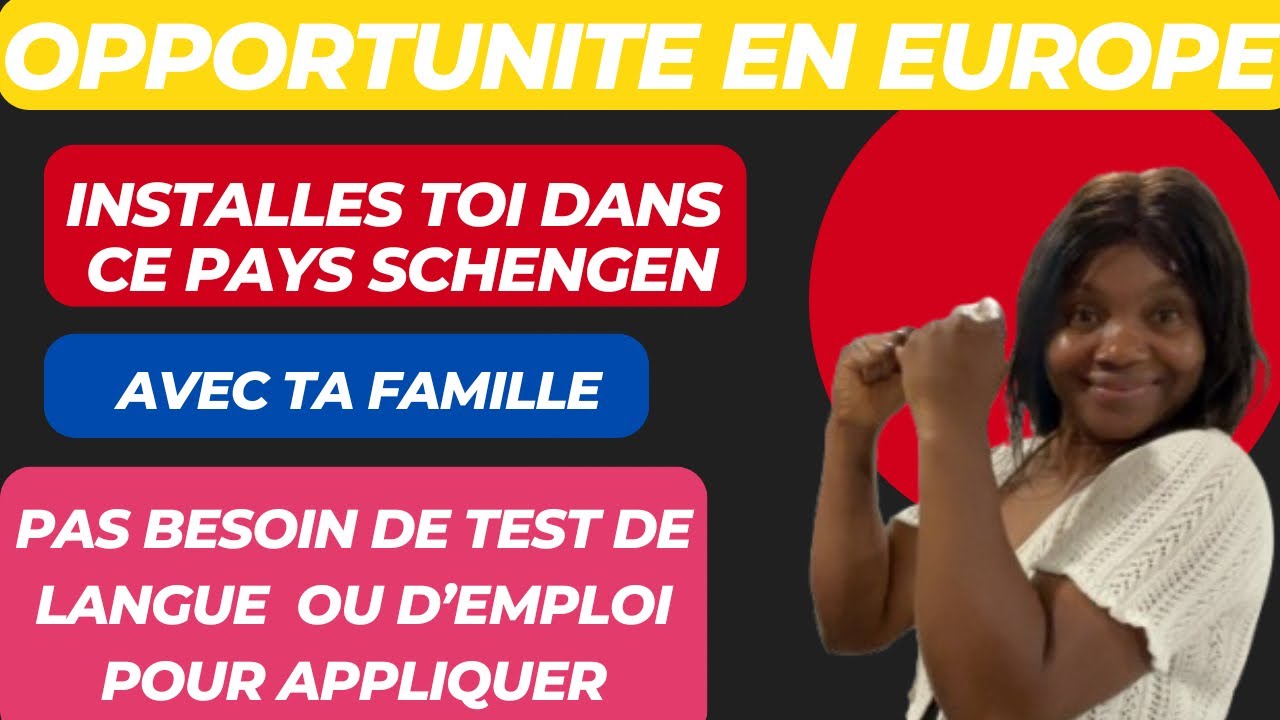 Cette procédure te permet d’aller en Europe en famille sans condition #voyage #immigration #visa 